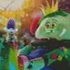 King Gristle In Trolls Holiday Diamond Painting