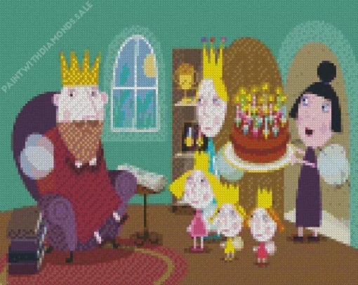 King Thistle Ben & Hollys Little Kingdom Character Diamond Painting