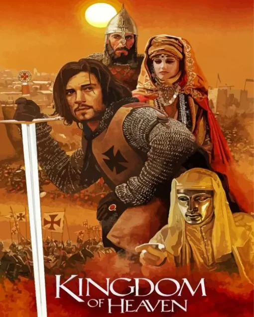 Kingdom of Heaven Movie Poster Diamond Painting