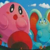 Kirby And Elfilin Diamond With Numbers