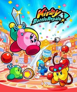 Kirby Battle Royale Game Diamond Paints