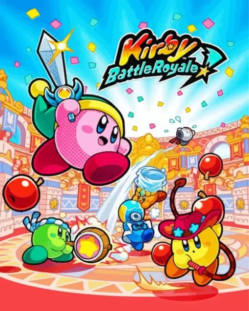 Kirby Battle Royale Game Diamond Paints