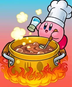 Kirby Cooking Diamond Paints