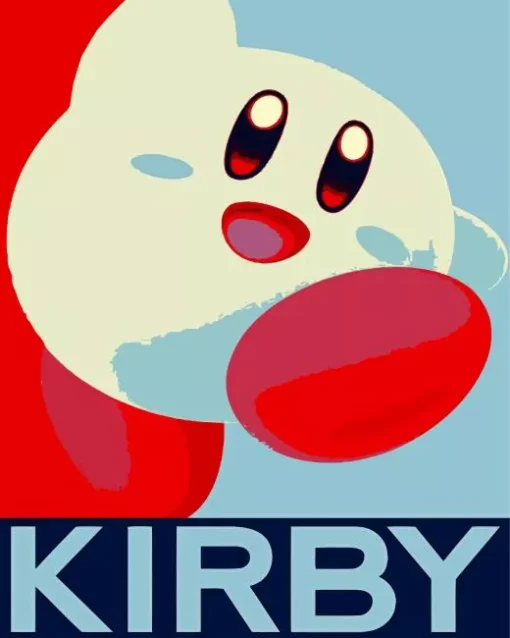 Kirby Illustration Poster Diamond Paints