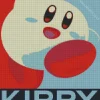 Kirby Illustration Poster Diamond With Numbers