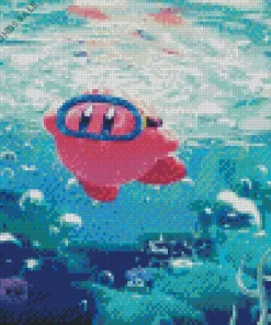 Kirby Underwater Diamond With Numbers