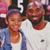 Kobe Bryant And His Daughter Diamond Painting