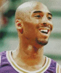 Kobe Bryant Smiling Diamond Painting