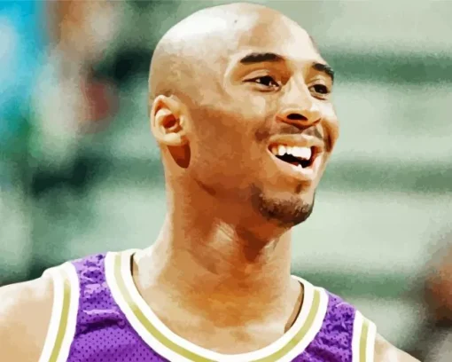 Kobe Bryant Smiling Diamond Painting