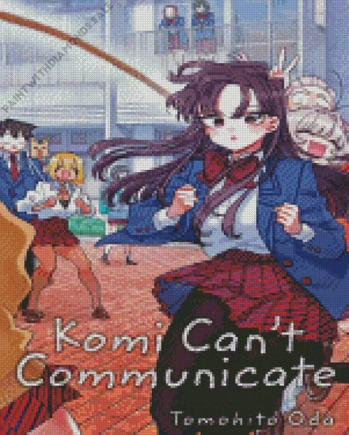 Komi Cant Communicate Anime Poster Diamond Painting