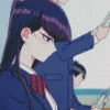 Komi Cant Communicate Character Diamond Painting