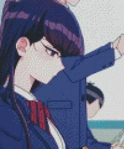 Komi Cant Communicate Character Diamond Painting