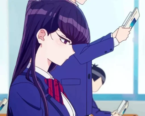 Komi Cant Communicate Character Diamond Painting