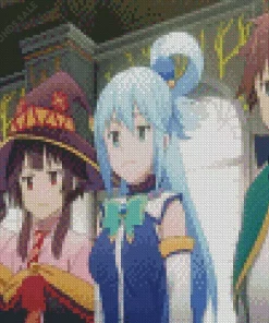 KonoSuba Anime Characters Diamond Painting