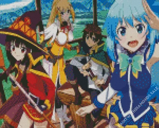 KonoSuba Anime Diamond Painting