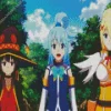 KonoSuba Characters Diamond Painting