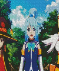 KonoSuba Characters Diamond Painting