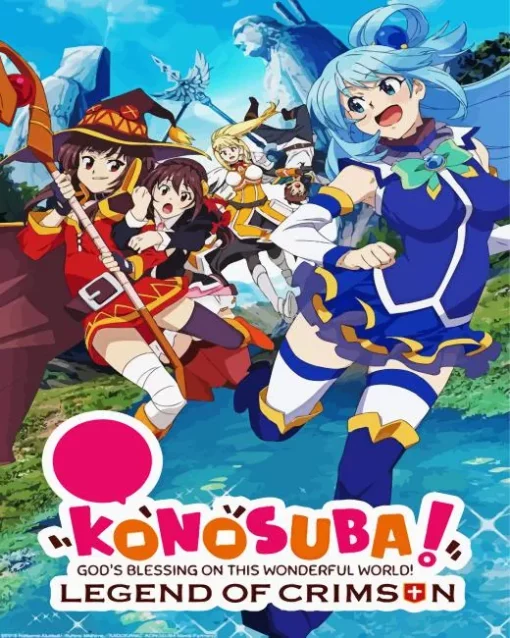 KonoSuba Poster Diamond Painting