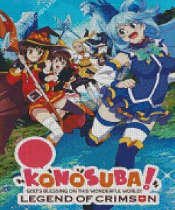 KonoSuba Poster Diamond Painting