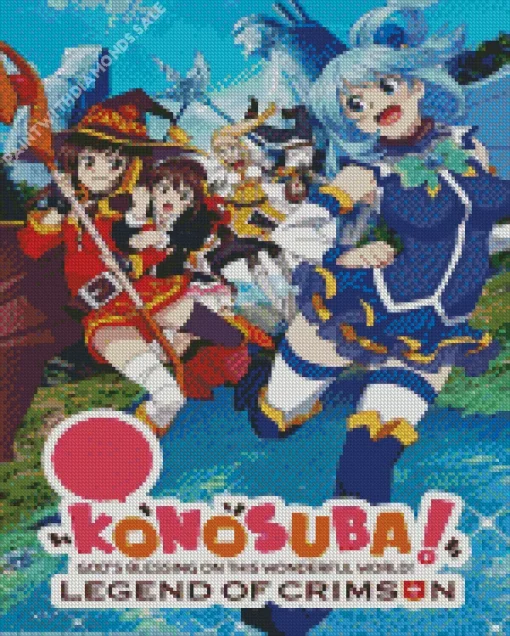 KonoSuba Poster Diamond Painting