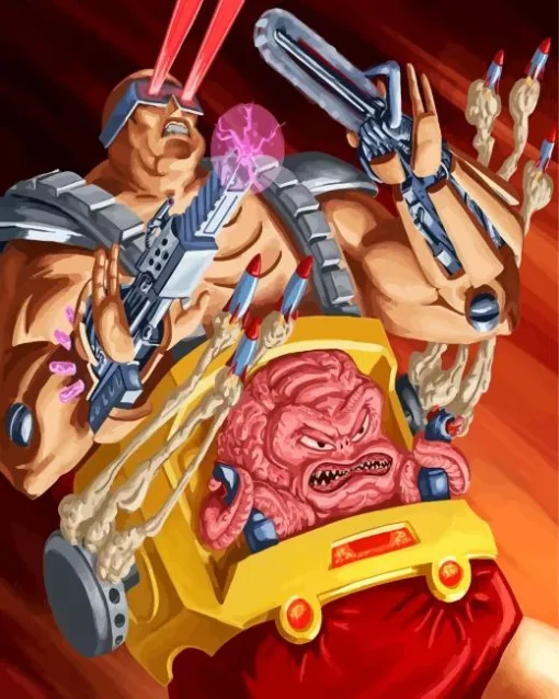 Krang ninja turtles Diamond Paints