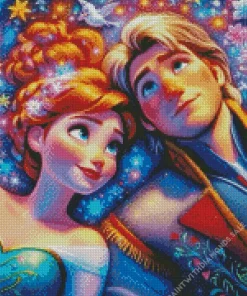 Kristoff And Anna Diamond Painting