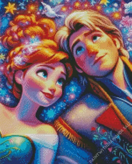 Kristoff And Anna Diamond Painting