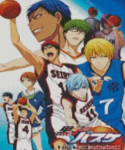 Kurokos Basketball Anime Poster Diamond Painting