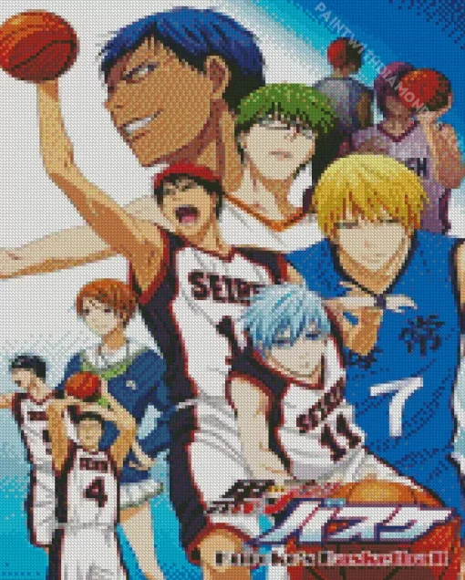 Kurokos Basketball Anime Poster Diamond Painting