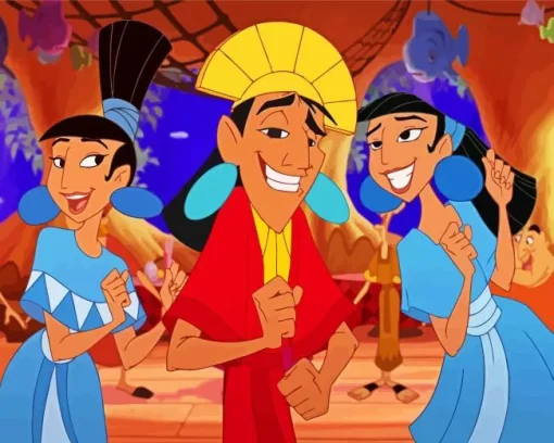 Kuzco In The Emperors New Groove Diamond Painting