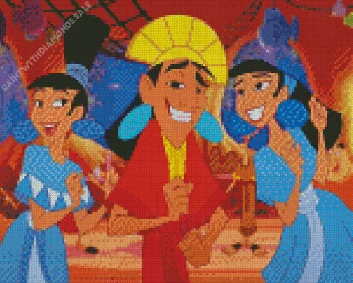 Kuzco In The Emperors New Groove Diamond Painting