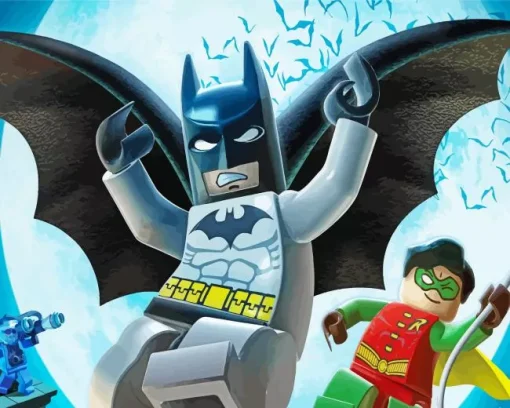 Lego Batman And Robin Diamond By Numbers