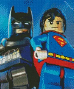 Lego Batman And Superman Diamond Paintings