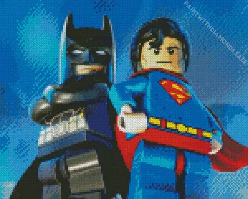 Lego Batman And Superman Diamond Paintings