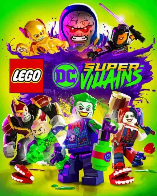 Lego DC Super Villains Diamond By Numbers