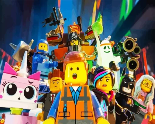 Lego Movie Diamond By Numbers