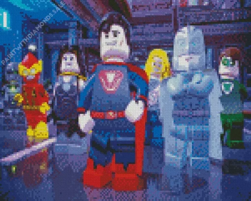 Lego Movie Superheroes Diamond Paintings