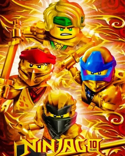 Lego Ninjago Diamond By Numbers