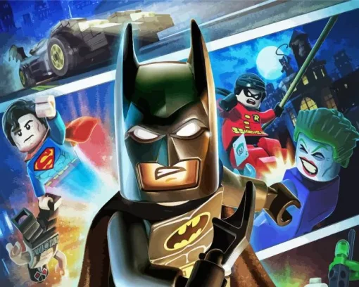 Lego Superheroes Diamond By Numbers