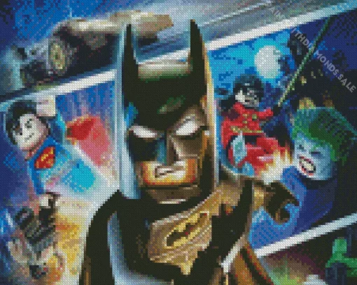 Lego Superheroes Diamond Paintings