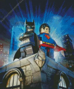 Lego Superman And Batman Diamond Paintings