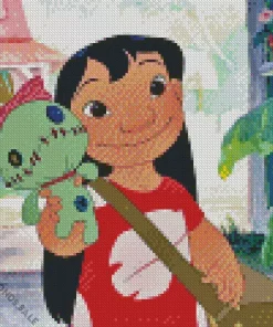 Lilo Pelekai Character Diamond Painting