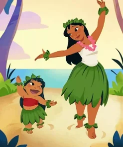 Lilo Pelekai In Lilo & Stitch Diamond Painting