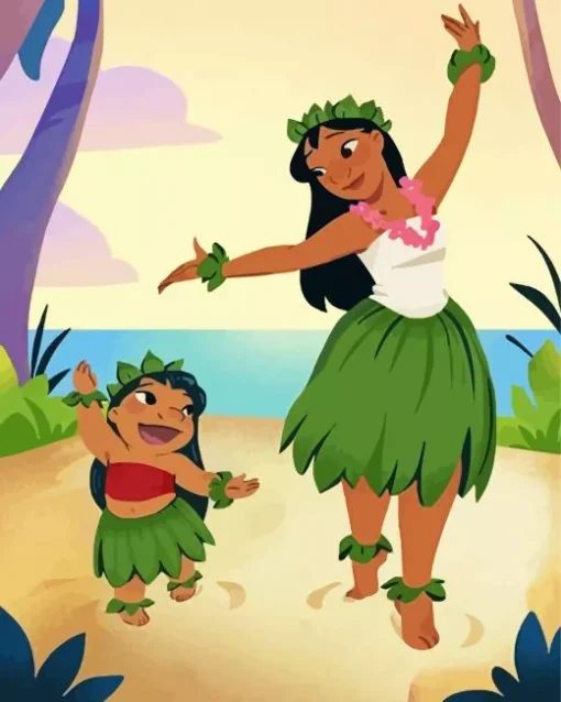 Lilo Pelekai In Lilo & Stitch Diamond Painting