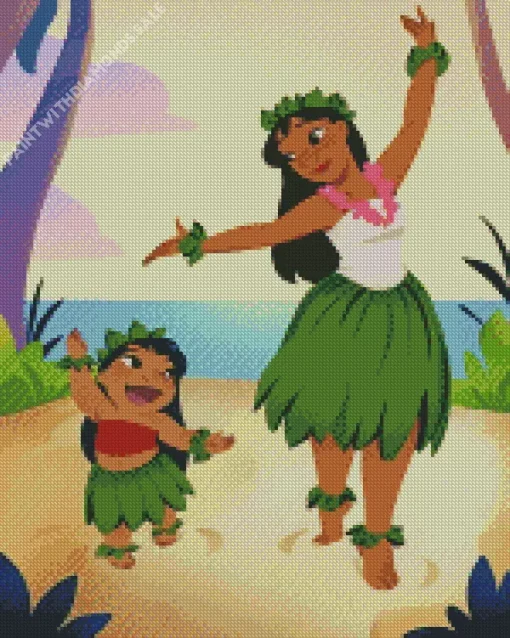 Lilo Pelekai In Lilo & Stitch Diamond Painting