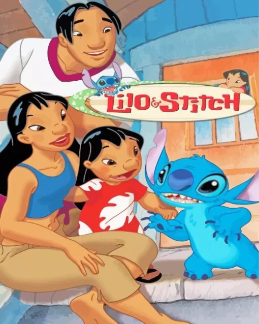 Lilo And Stitch Poster Diamond Painting