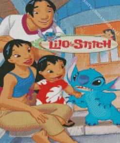 Lilo And Stitch Poster Diamond Painting