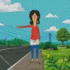 Linda Belcher Bobs Burgers Diamond Painting