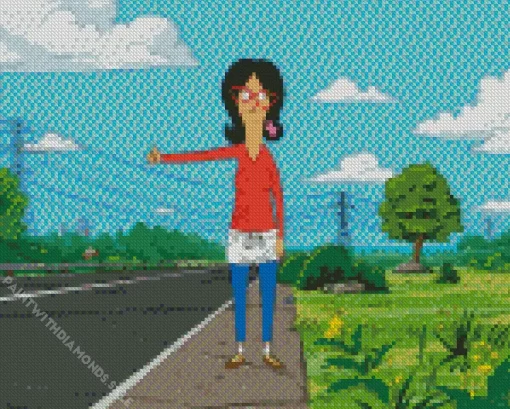 Linda Belcher Bobs Burgers Diamond Painting