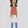 Linda Belcher Character Diamond Painting